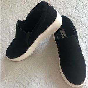 Steve Madden Braylon Slip On Shoes - Black - 5.5